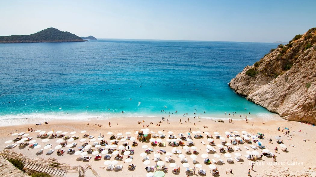 Kaputas Beach di Antalya Turki