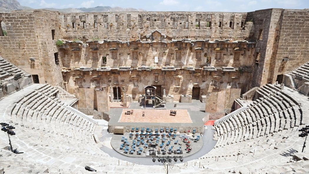 Teater di Ancient City Aspendos