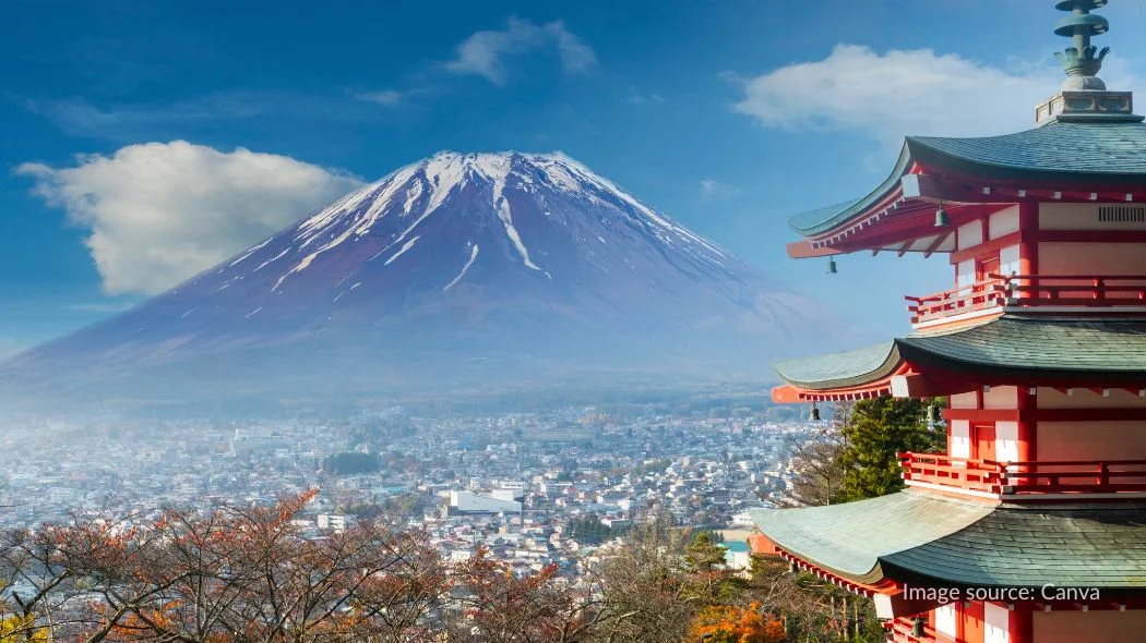 Arakurayama Sengen Park, tempat melihat gunung fuji yang ikonik