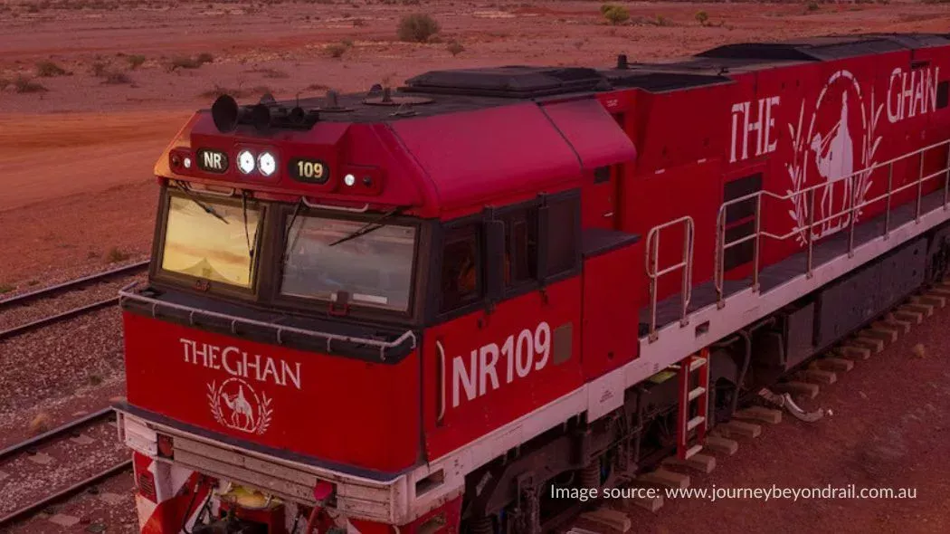 Bagian depan The Ghan Australia