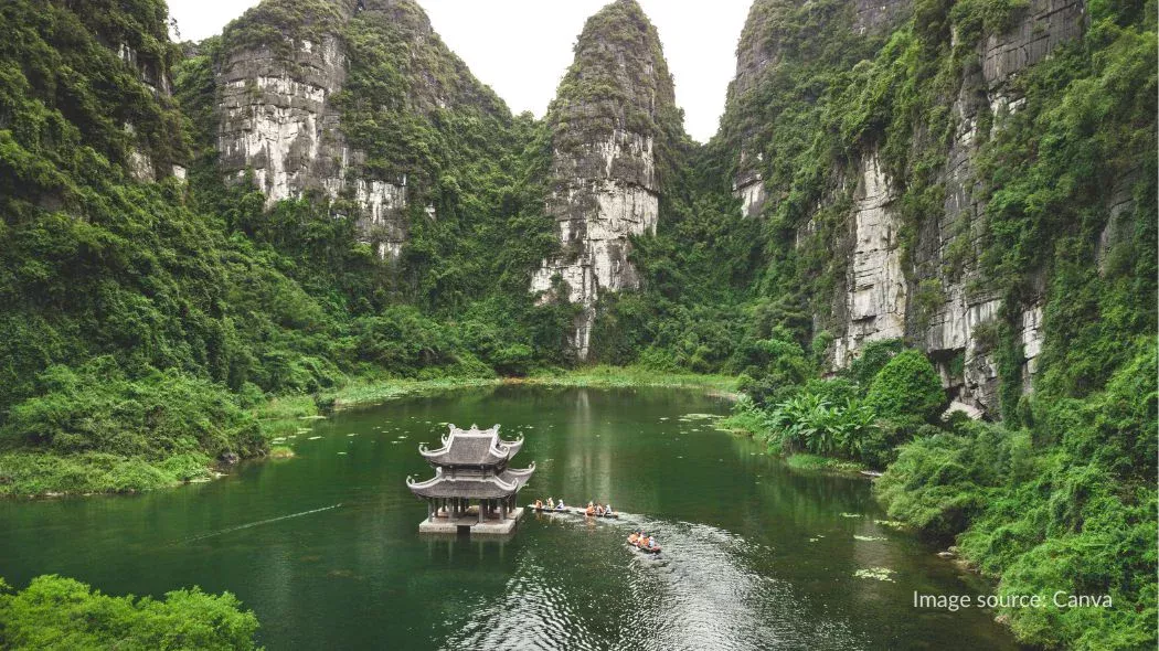 Floating Pavilion di Trang An