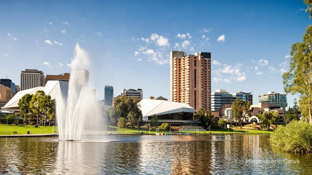 Pusat kota Adelaide Australia