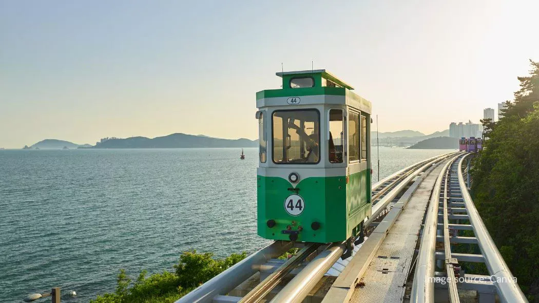 Sky Capsule di Haeundae Blueline Park