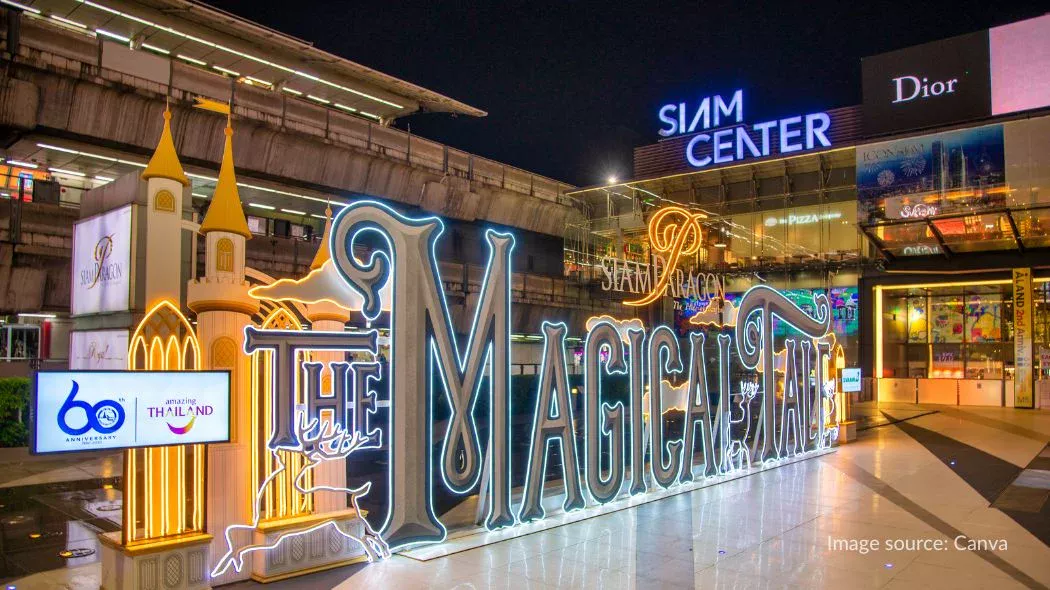 area pintu masuk Siam Mall