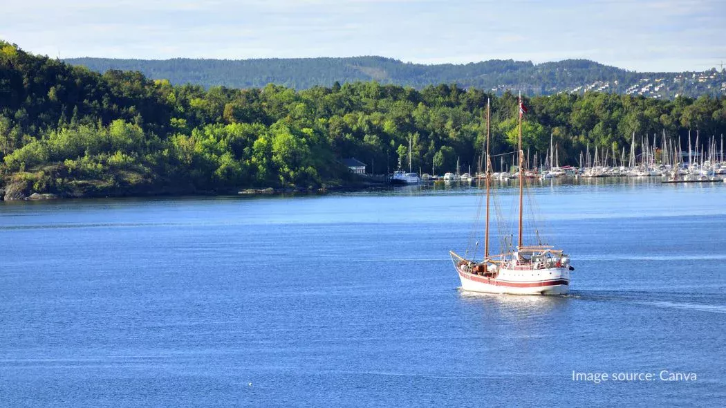 Berlayar keliling Oslo Fjord