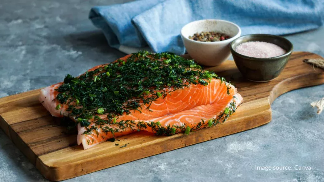 Gravlaks, hidangan salmon khas Norwegia