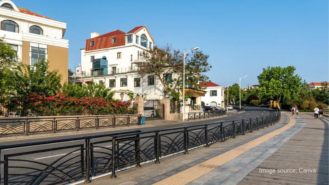 Kawasan Badaguan, tempat wisata di qingdao yang penuh arsitektur bergaya eropa