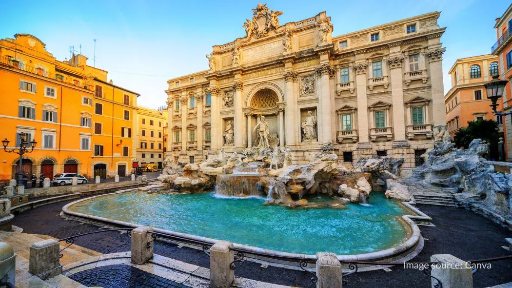 Trevi Fountain di Italia