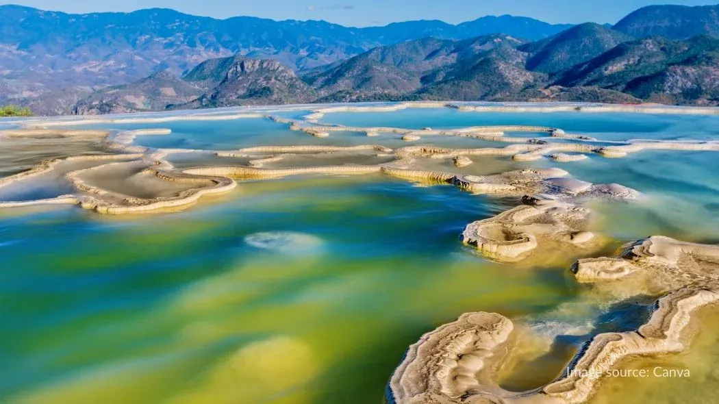Hierve el Agua di Oaxaca Meksiko