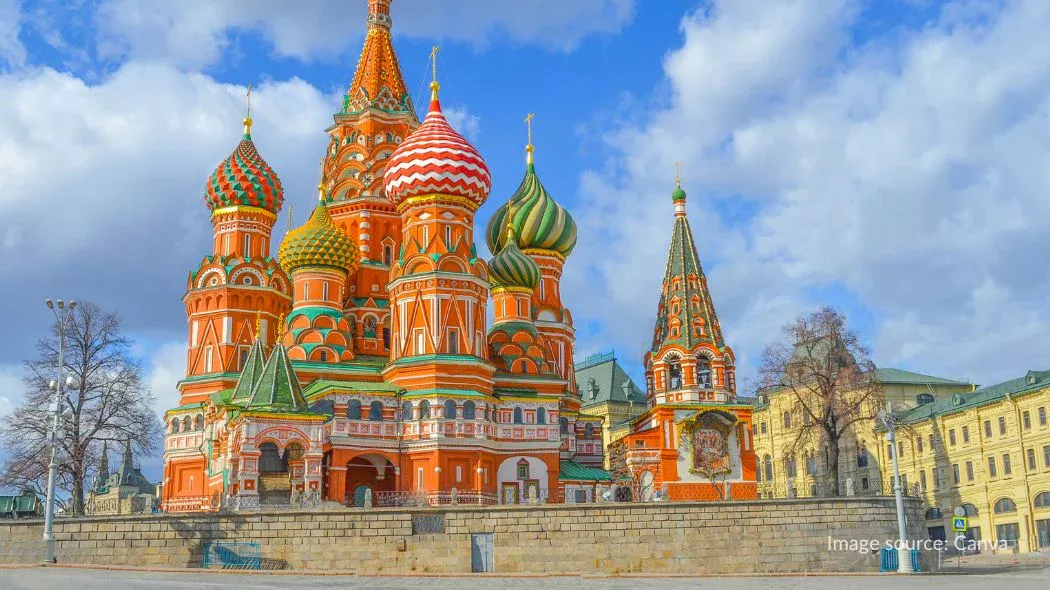 Katedral Saint Basil dekat Red Square