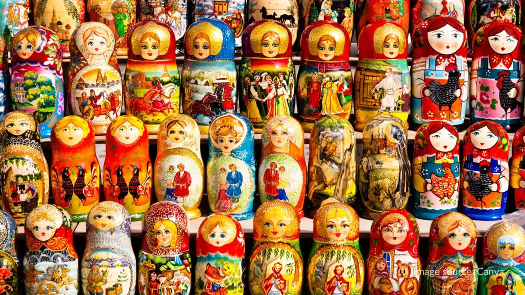 Matrioska, boneka khas Rusia