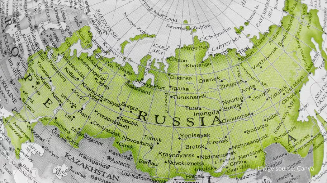 Peta wilayah Rusia