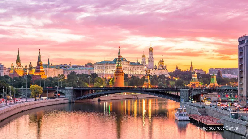 kota Moscow di Rusia