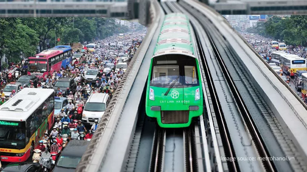 metro, transportasi di hanoi yang terbaru