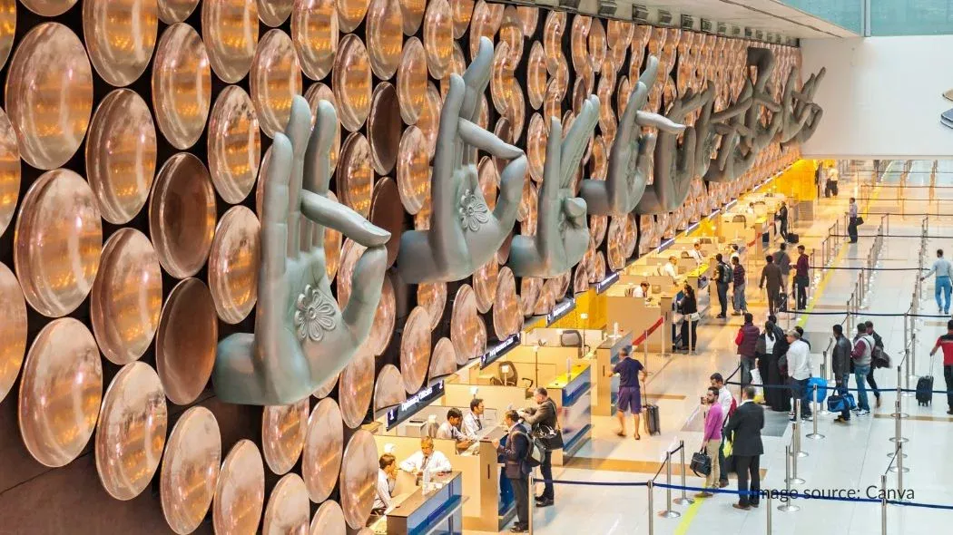 pemegang e-visa india bisa masuk lewat Bandara Internasional Indira Gandhi