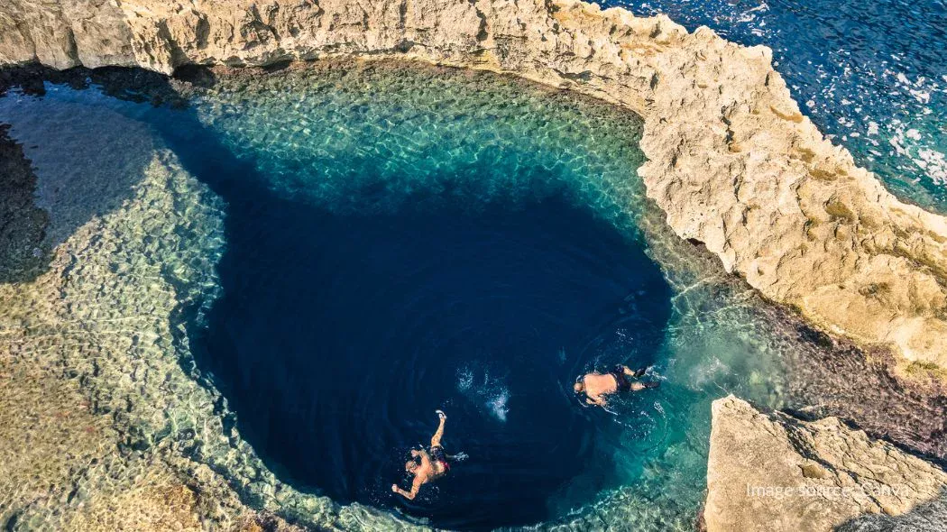 Blue Hole di Gozo