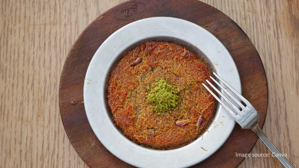 Kunafeh, dessert khas Turki