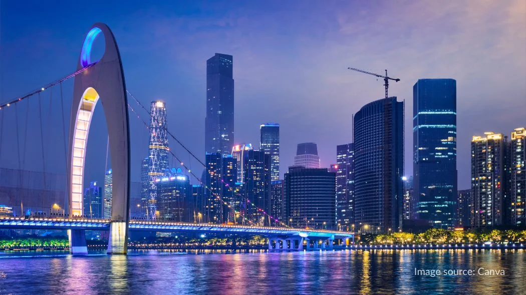 Liede Bridge di Guangzhou China