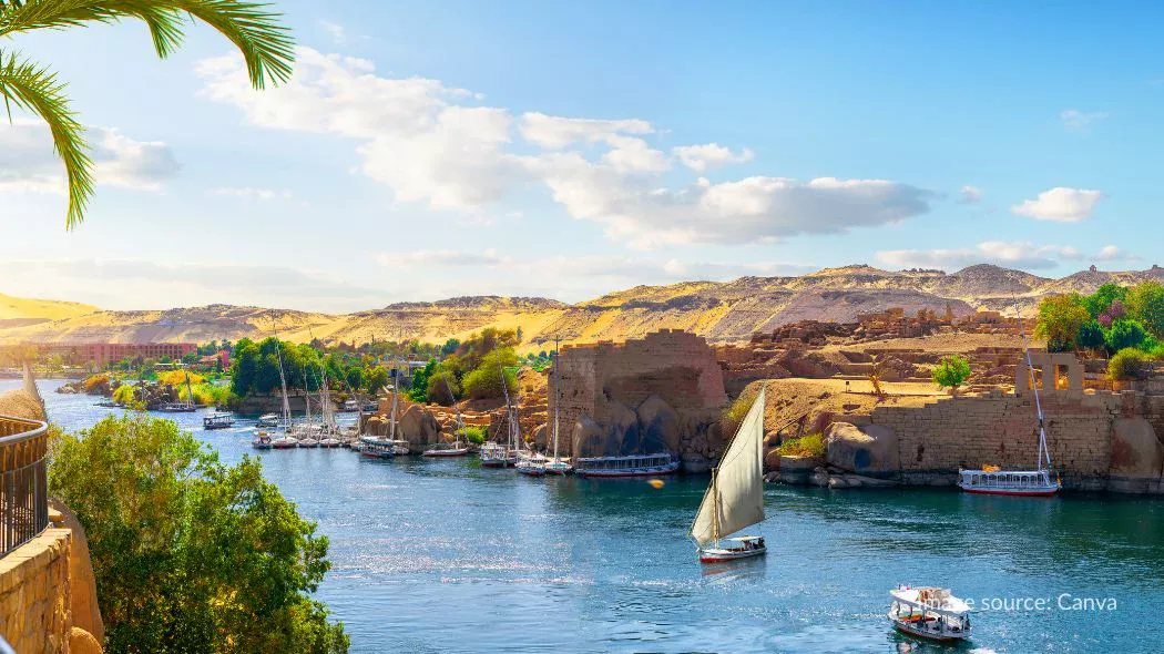 Menyusuri sungai Nil dengan felucca