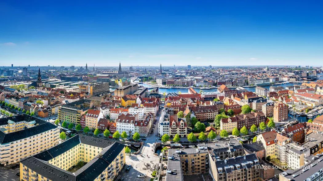 Panorama kota Aalborg