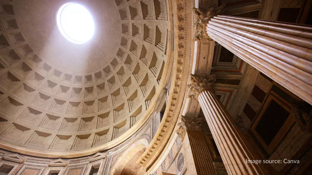 oculus di kubah Pantheon