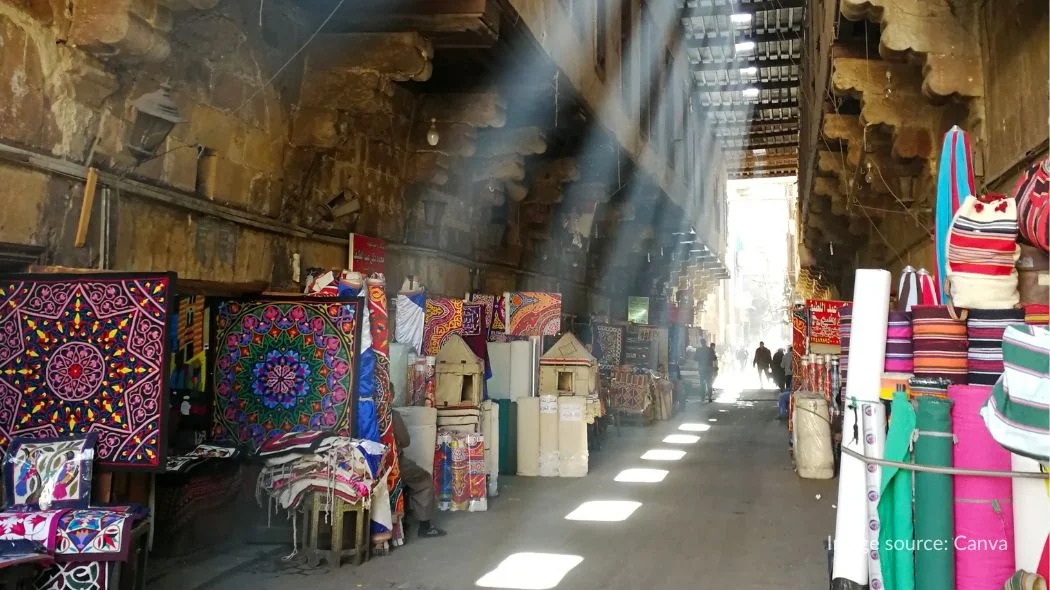 pertokoan karpet di Mesir