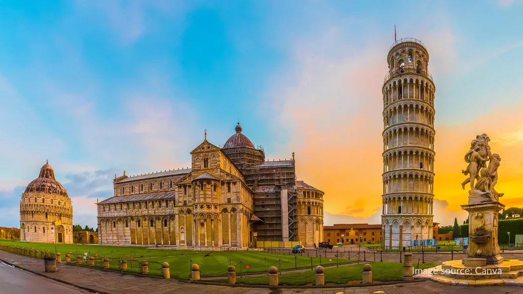 Destinasi wisata di Pisa Italia