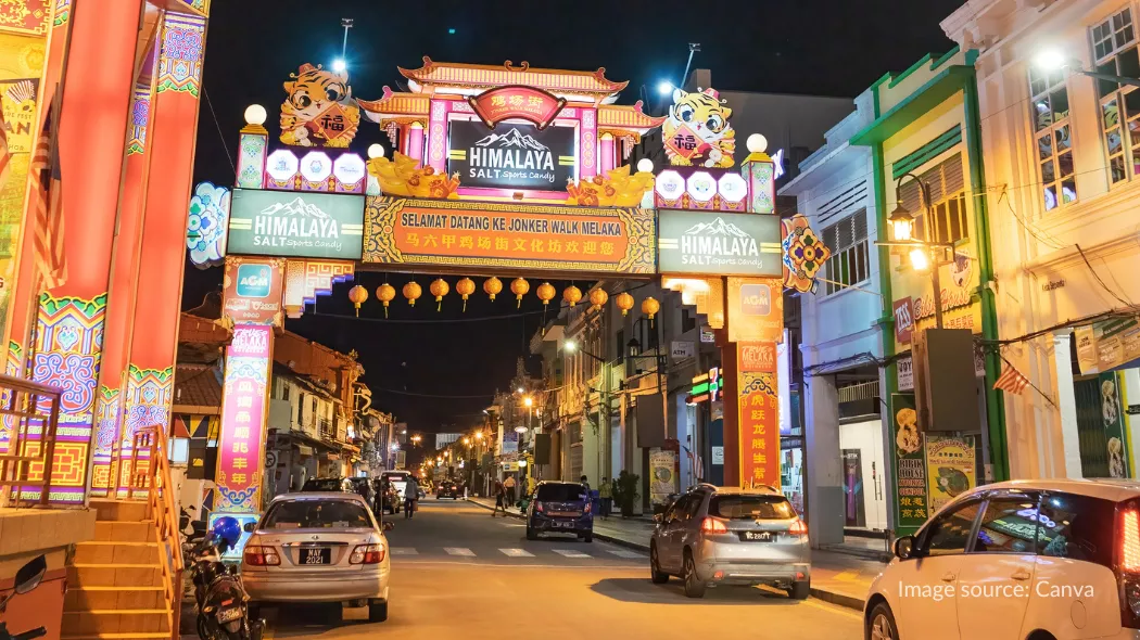 Jonker Street di kota Melaka