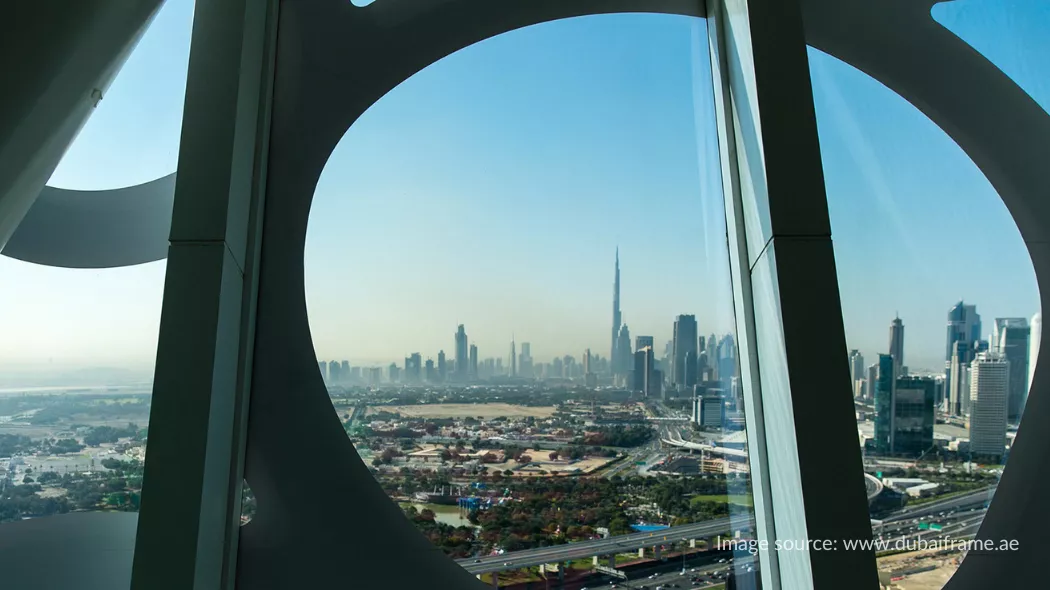 Sky Deck di Dubai Frame