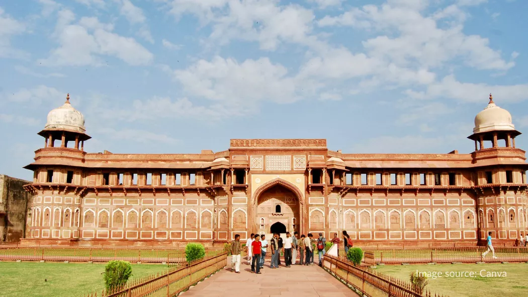 Bagian dalam Red Fort