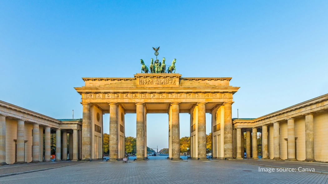 Brandenburg Gate di Berlin