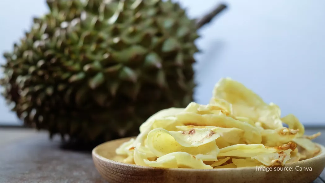 Keripik durian sebagai oleh-oleh khas Bangkok