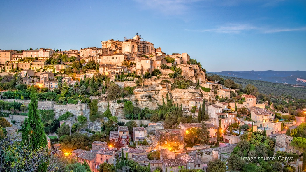 Panorama dari Belvedere de Gordes